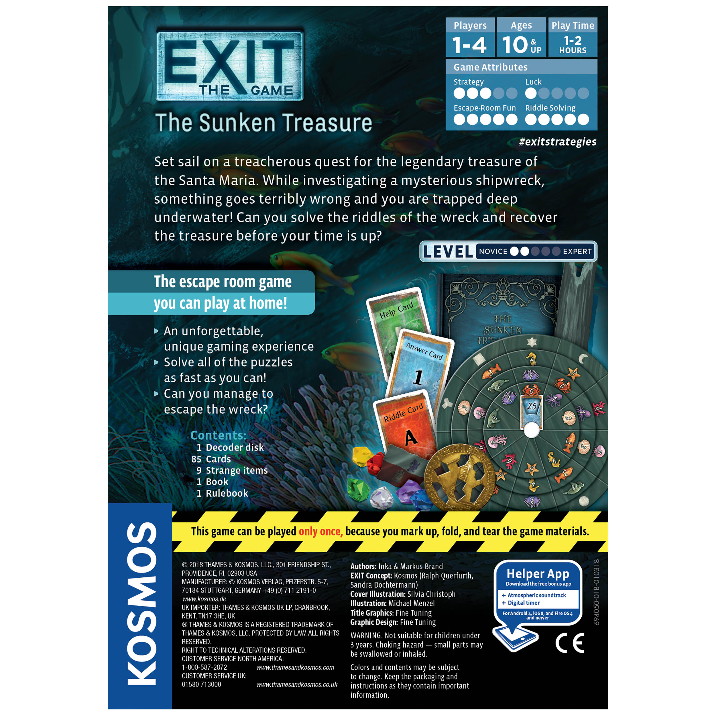 Exit the Game : The Sunken Treasure